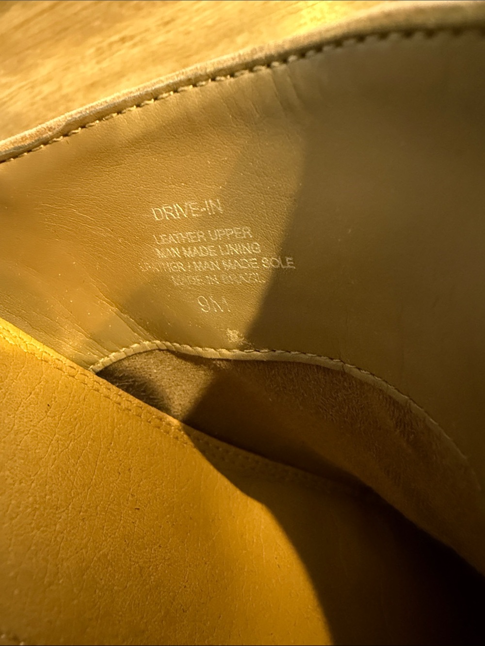 Gianni Bini Drive-In Tan Suede Block Heel Booties Size 9 - Picture 7 of 7
